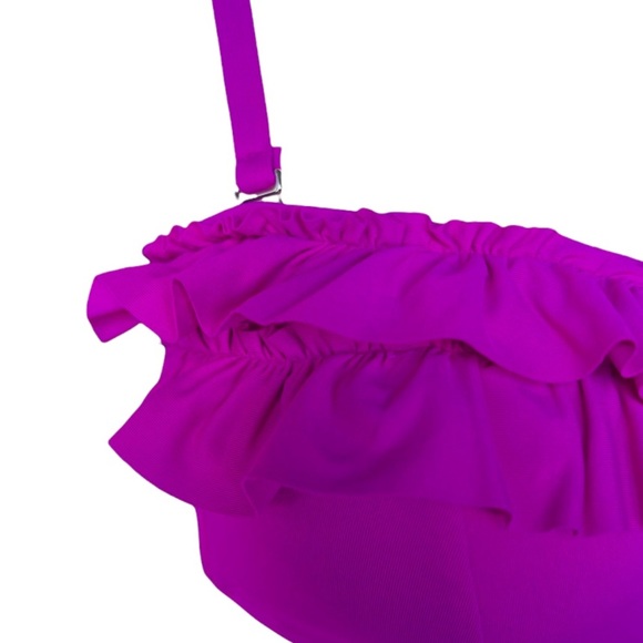 APT.9 Magenta Bandeau Swimsuit Bikini Top - Picture 8 of 8